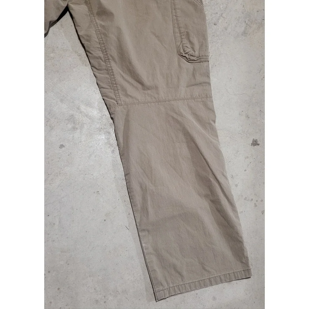 Mens Kuhl Rydr Pants 36x30 Tan Khaki Outdoor Hiking Work Utility Great Condition